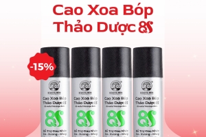 (Mua 4 Chai Giảm 15%) - CAO XOA BÓP THẢO DƯỢC 8S HỖ TRỢ GIẢM ĐAU NHỨC CƠ XƯƠNG KHỚP  - PHIÊN BẢN MỚI CHAI NHÔM