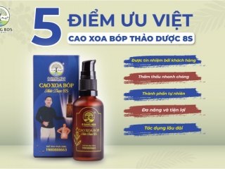 5 Điểm Ưu Việt khi sử dụng Cao Xoa Bóp Thảo Dược 8S