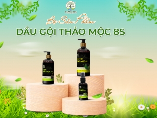 BỘ SẢN PHẨM DẦU GỘI THẢO DƯỢC 8S VÀ SỰ KẾT HỢP HOÀN HẢO