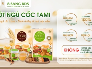 BỘT NGŨ CỐC TAMI "BỘT NGŨ CỐC TAMI - DINH DƯỠNG TỪ HẠT NẢY MẦM"