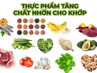 CÁC LOẠI THỰC PHẨM TĂNG CHẤT NHỜN CHO KHỚP