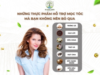 NHỮNG THỰC PHẨM HỖ TRỢ MỌC TÓC KHÔNG NÊN BỎ QUA